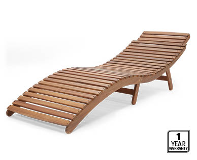 Timber Sunlounger