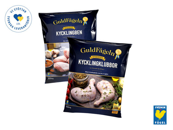 Kronfågel Kyckling