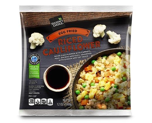 Season's Choice 
 Thai Curry or Egg Fried Riced Cauliflower