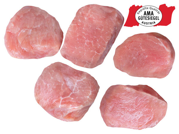 Frische Schweine-Medaillons