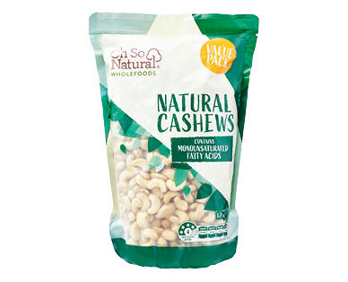 Natural Cashews 1.2kg