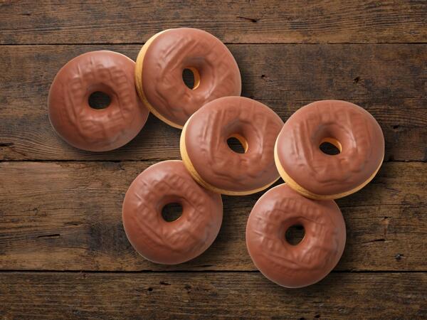 Donuts au chocolat XXL