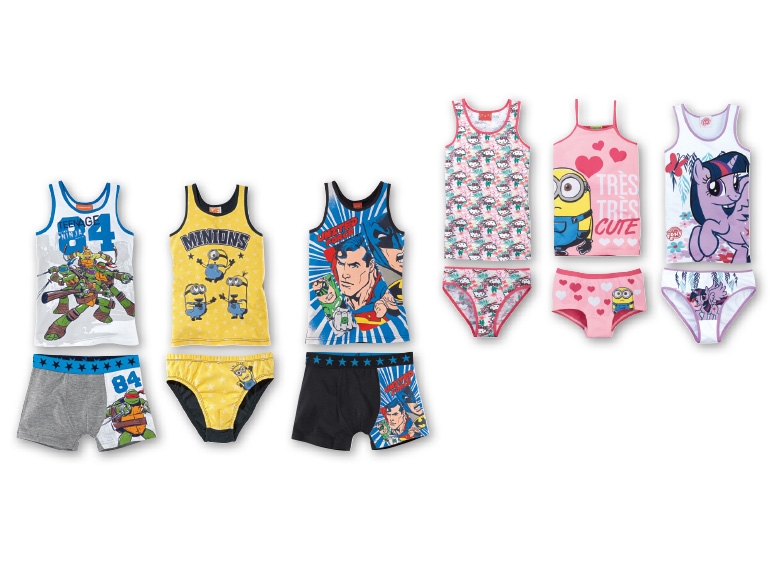 Girls' or Boys' Character Underwear Set