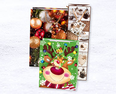 Lot de sacs cadeaux de Noël, 3 pièces