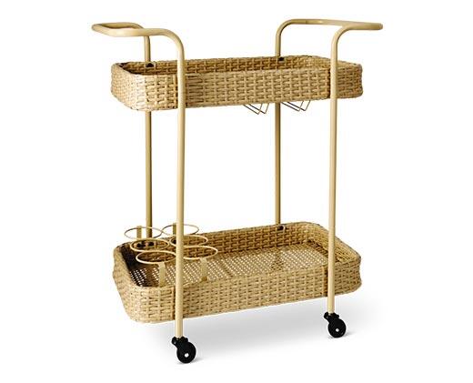 Belavi
Rattan Bar Cart