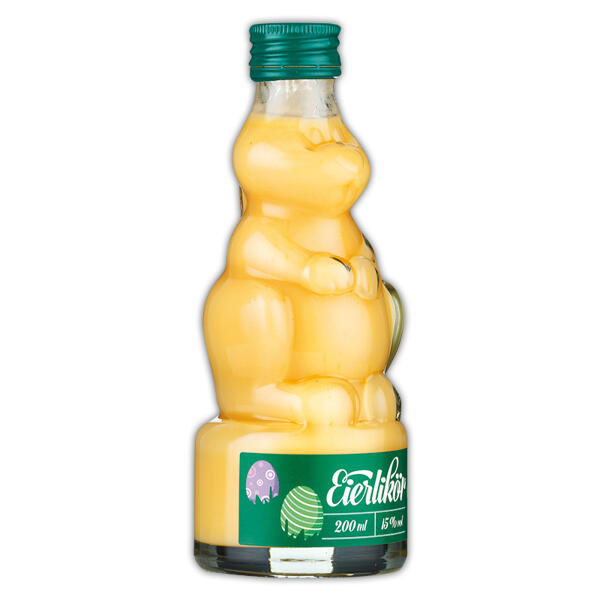 Eierlikör in Hasenform