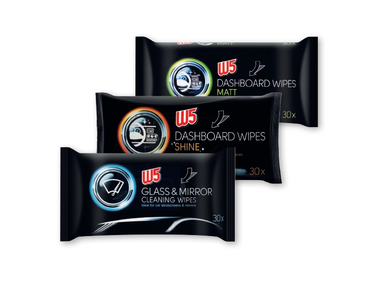 W5 Assorted Car Wipes