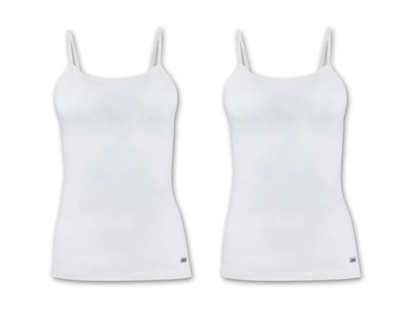Damen Bustier/​Spaghettitop, 2 Stück