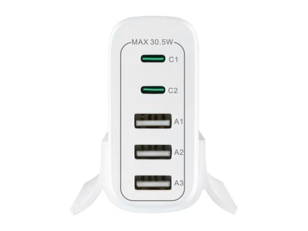 White USB Charging Hub