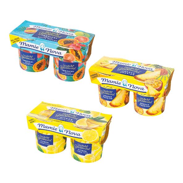 Yaourt aux fruits Mamie Nova, 2 pcs