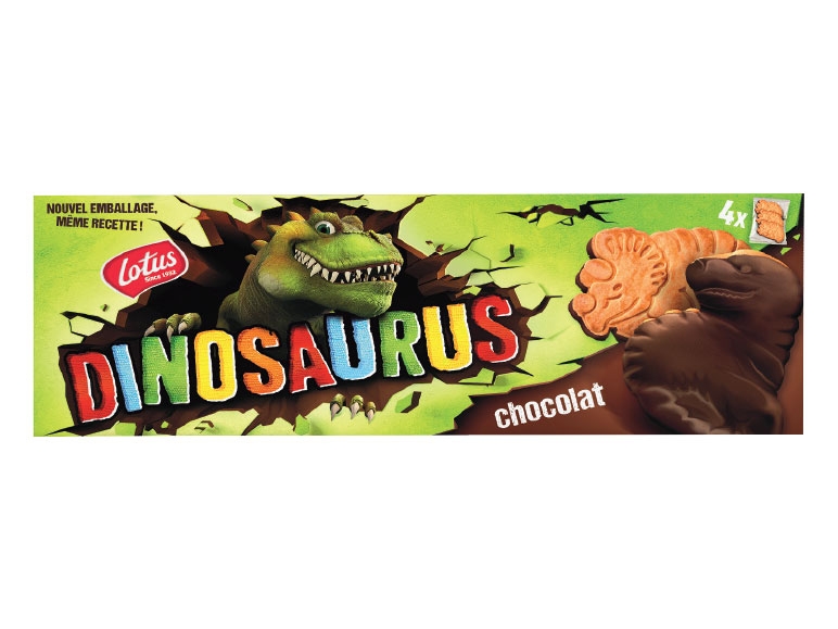 Dinosaurus met pure chocolade