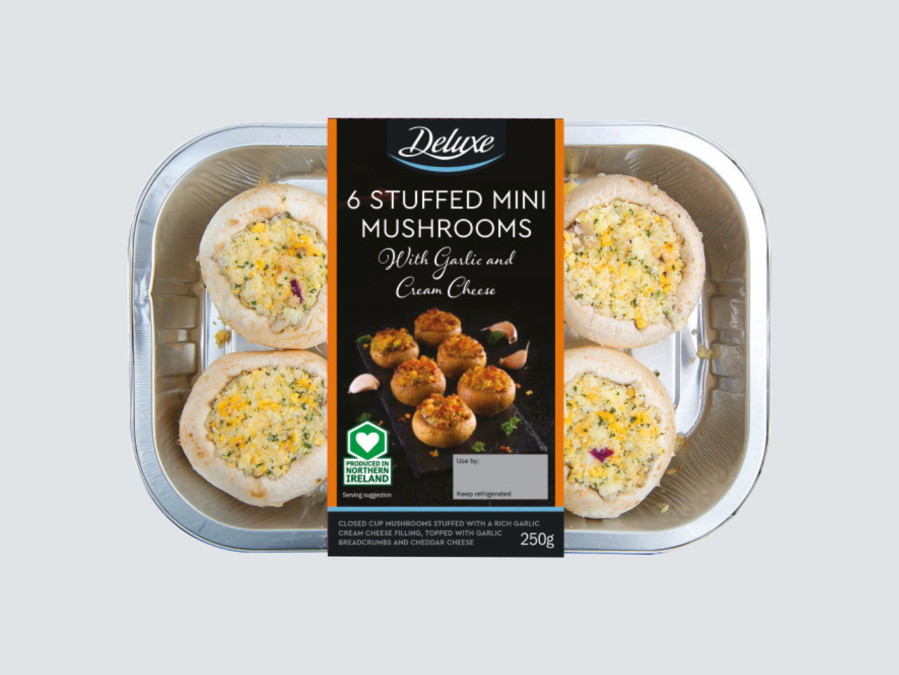 Mini Mushrooms(Garlic Cream Cheese)