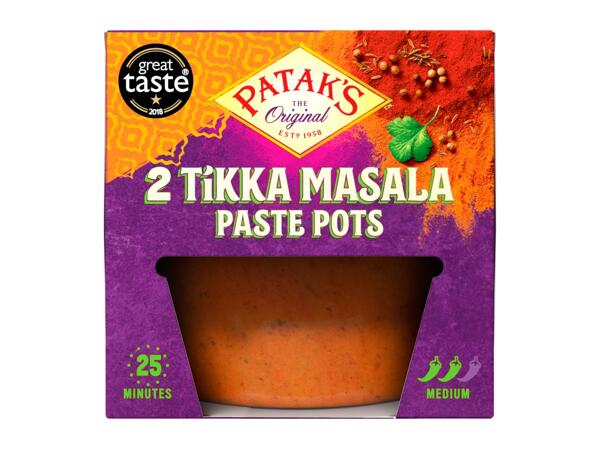 Pataks Paste Pots Tikka Masala 2x70g