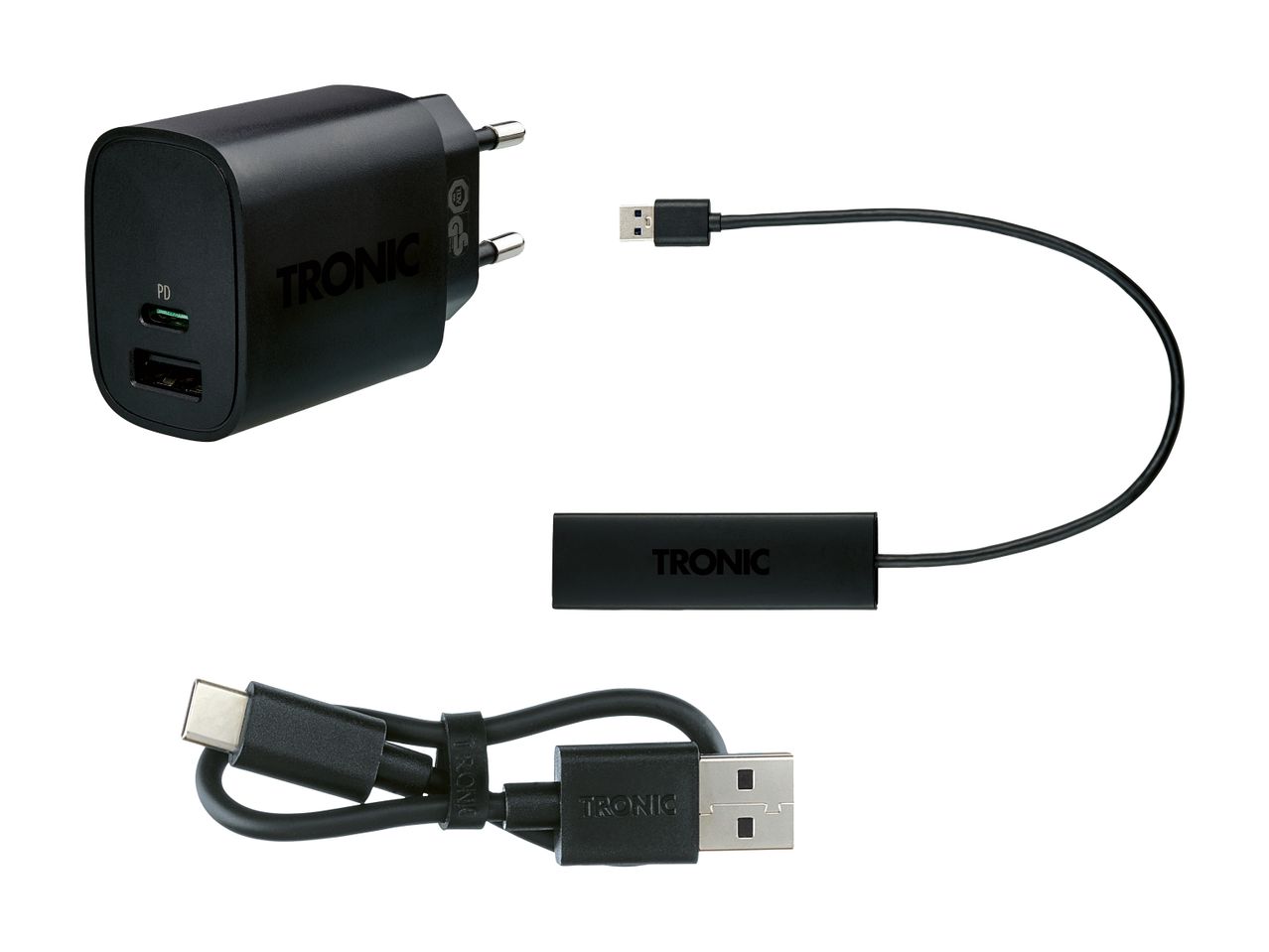 TRONIC(R) Hurtigoplader eller USB-hub