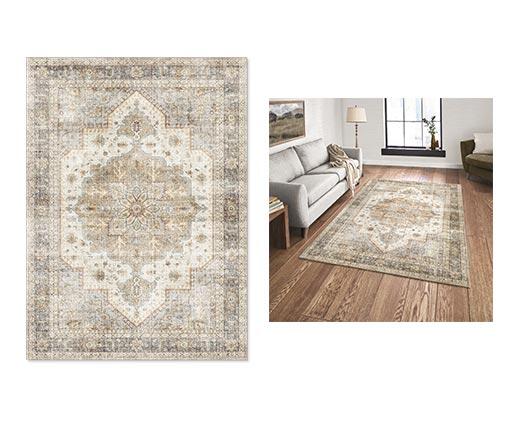 Huntington Home 6' x 9' Crystal Print Area Rug