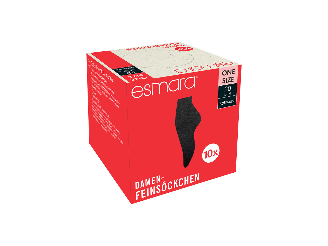 Jemné ponožky – 10 párů