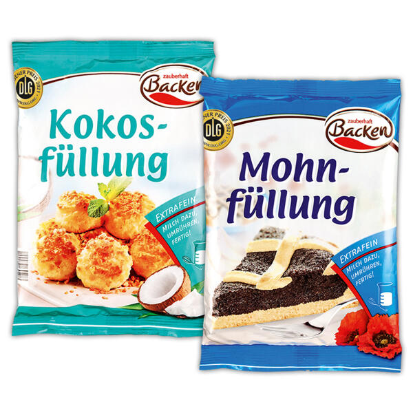 Mohn-/ Kokosfüllung