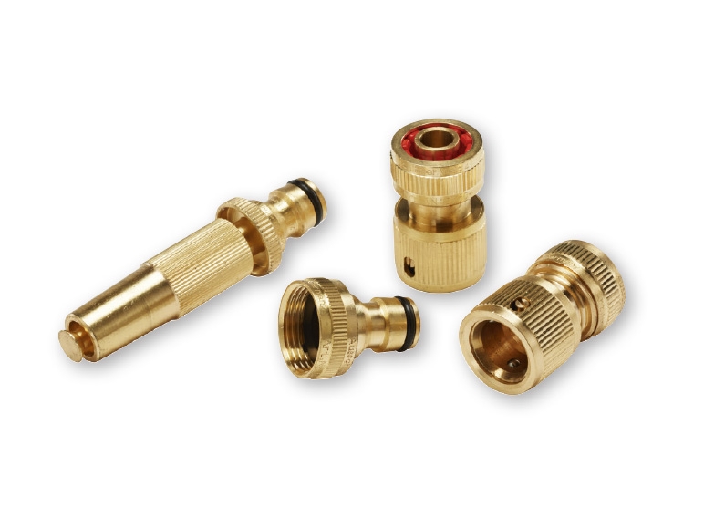 Florabest Brass Hose Connector System