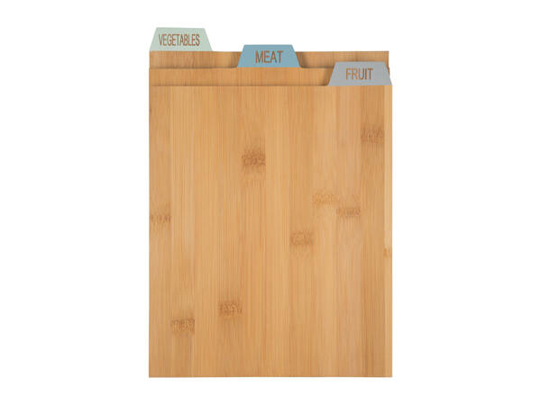Russell Hobbs Bamboo Chopping Board Set with Holder
