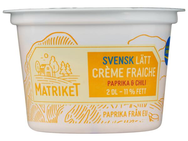 Crème fraiche paprika & chili