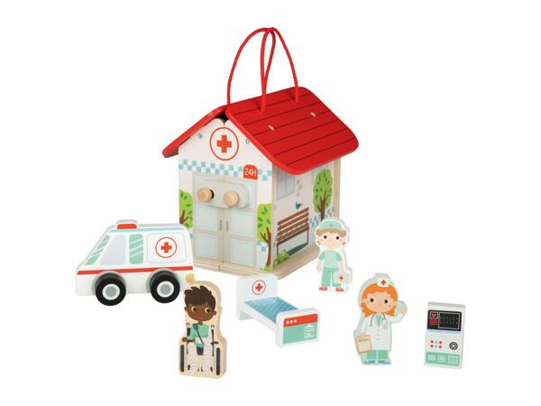 Playtive Portable Doll's House - 7 piece set