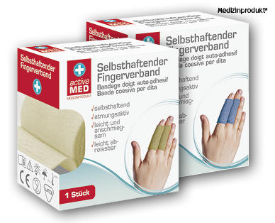 ACTIVE MED Selbsthaftender Fingerverband