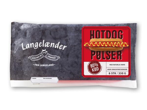 Langelænder wiener-, grill-, hotdog- eller brunchpølser