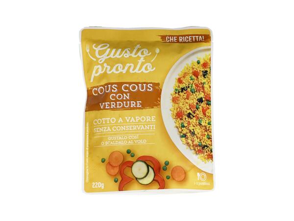 Cous cous with vegetables