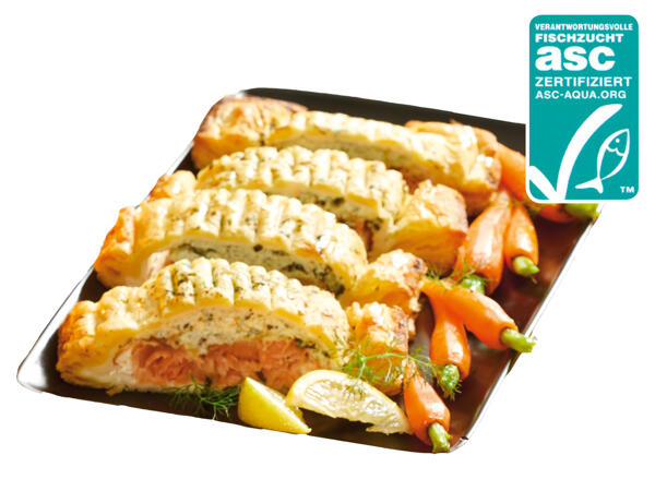 ASC Lachs in Blätterteig