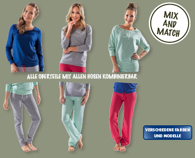 BLUE MOTION Damen-Homewear-Shirt/-Hose