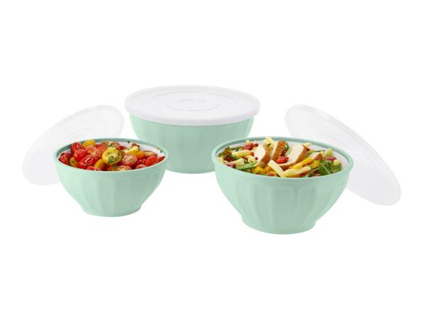 Silvercrest Green Bowl Set - Set of 3