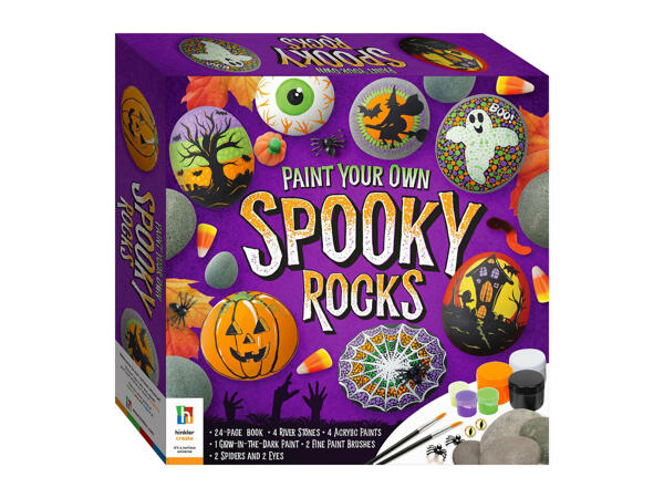 Hinkler Spooky Rocks Painting Set