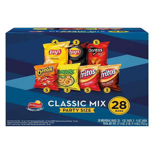 Party Size Mix Variety Flavor Pack, 28 count