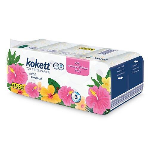 KOKETT XXL Toillettenpapier mit Duft, Hawaii Edition