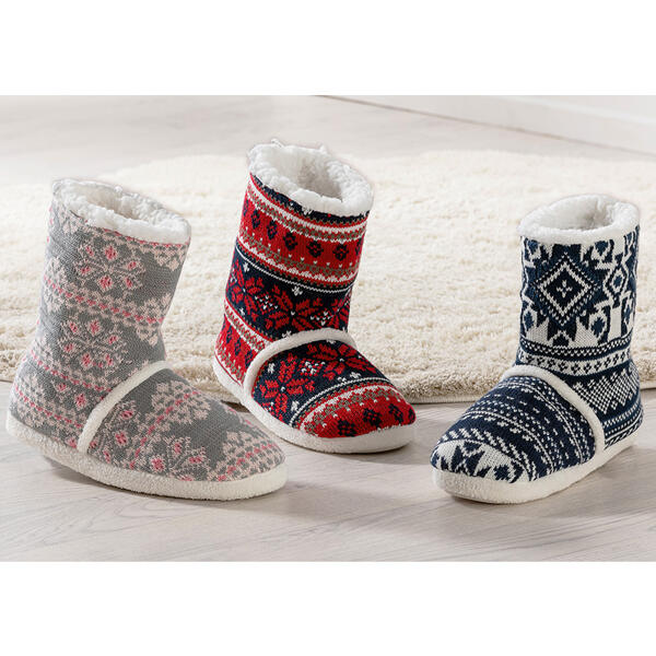 Strick-Hausstiefel