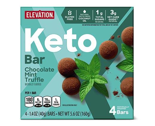Elevation 
 Keto Bars Mint Chocolate Truffle or Vanilla Cupcake