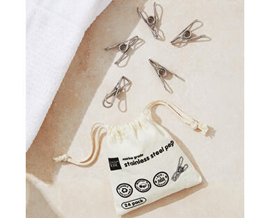 Stainless Steel Pegs 24pk