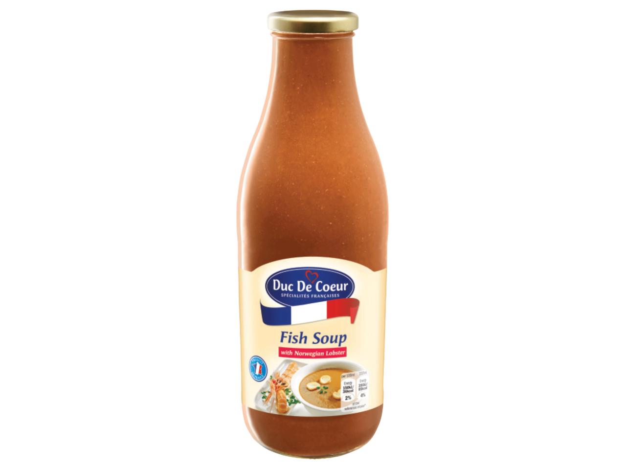 DUC DE COEUR Fish Soup with Lobster