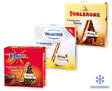 DAIM/PHILADELPHIA/TOBLERONE Tiefkühltorte