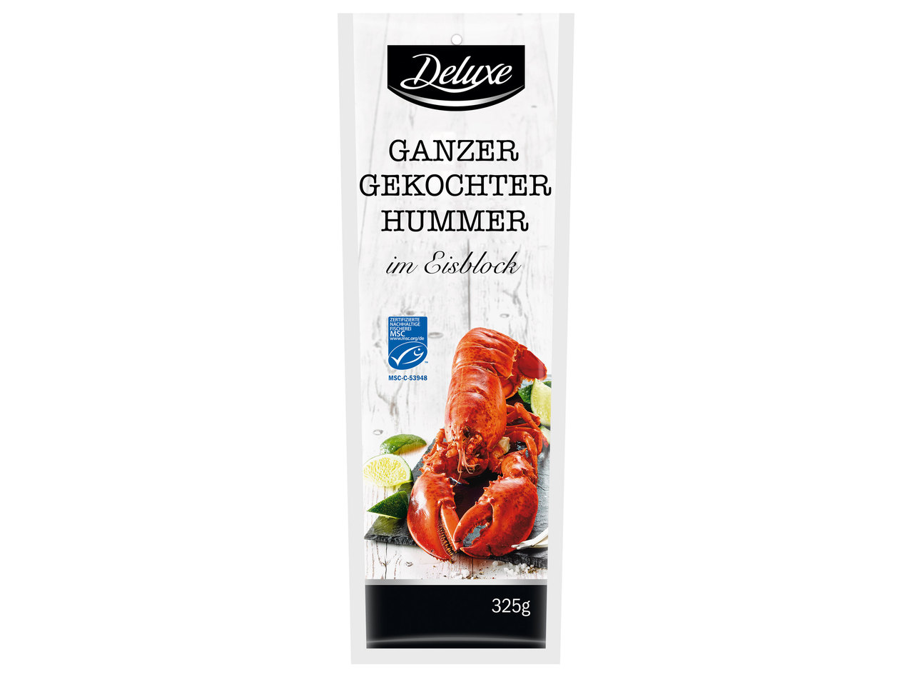 DELUXE Ganzer gekochter Hummer