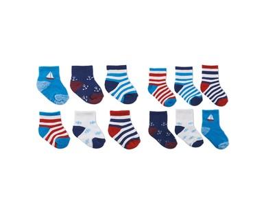 Little Journey 6-Pair Infant or Toddler Socks