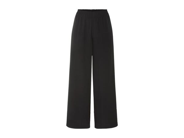 Esmara Ladies' Black Wide Leg Trousers