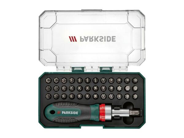 Parkside Ratchet Screwdriver Set - 38 Piece Set
