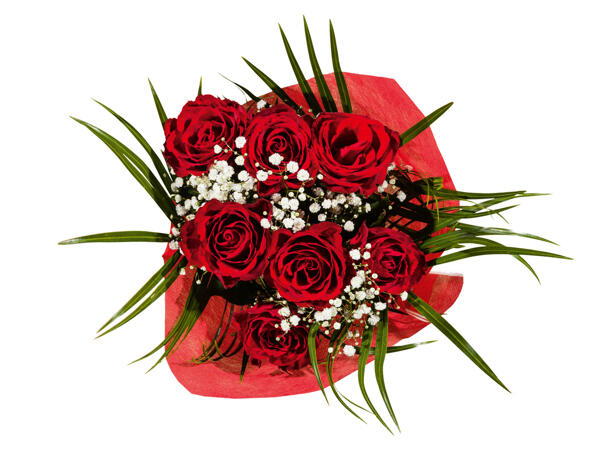 Roter Rosenstrauß Exklusiv