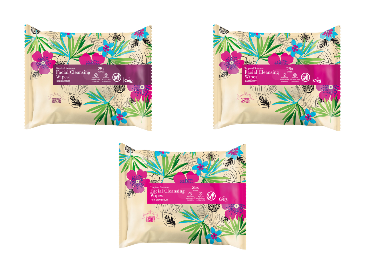 Lingettes nettoyantes visage