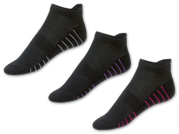 Damen/Herren Sneakersocken, 3 Paar