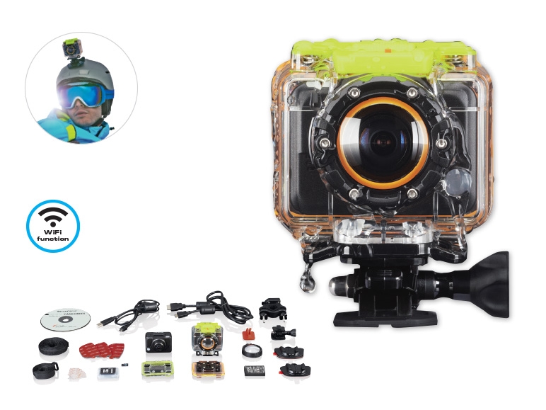 SILVERCREST(R) Full HD WiFi Sports Action Camcorder