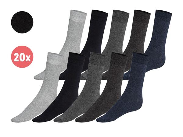 Men's socks, 20 pairs