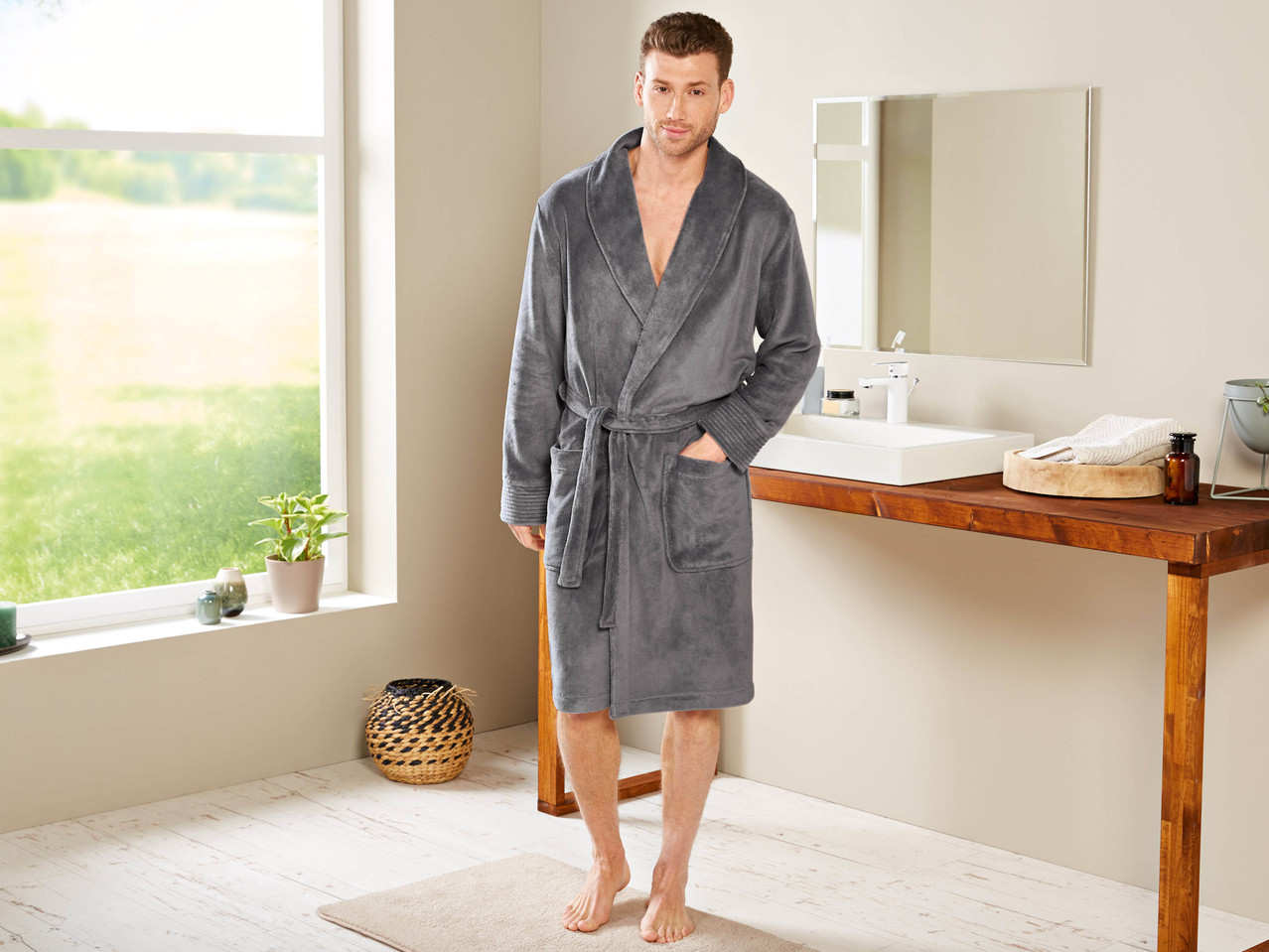 MIOMARE Ladies'/Men's Dressing Gown