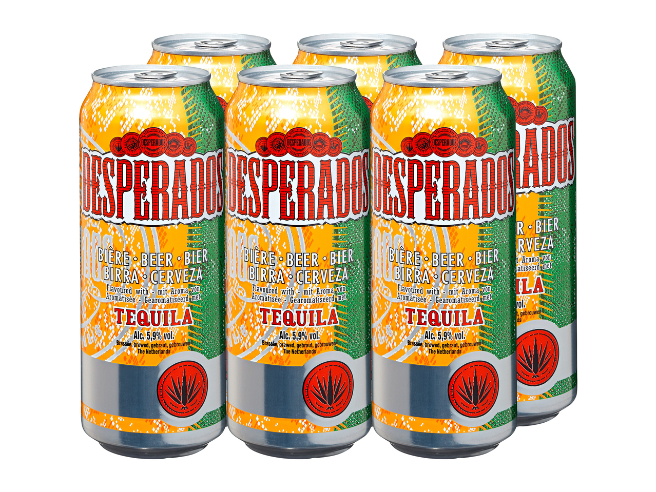 Bière Desperados aromatisée à la tequila